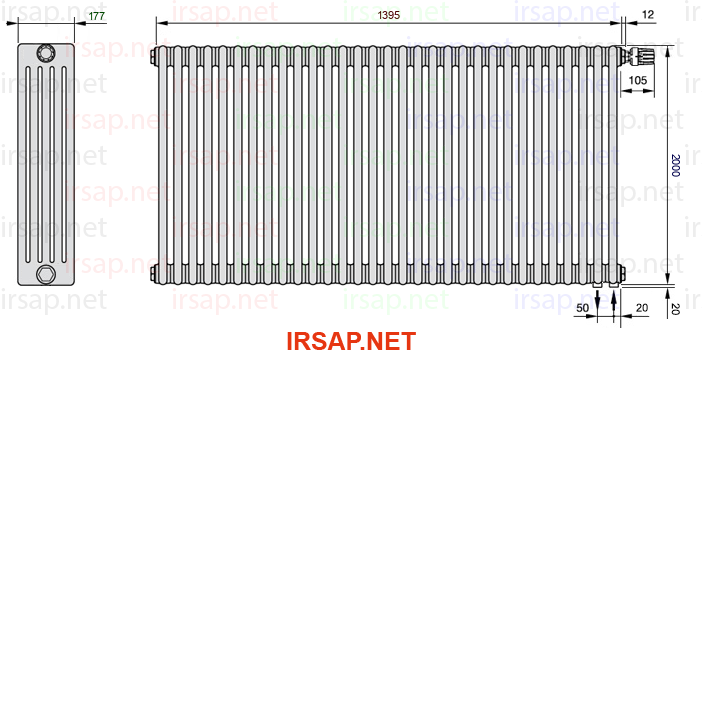 Радиатор IRSAP Tesi 52000/31 T25 CL 01
